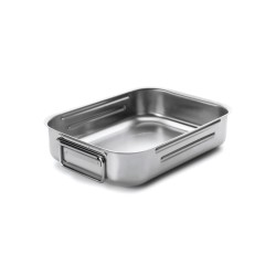 Bandeja de acero inoxidable para horno con asas, 30 cm - Lacor