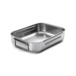 Bandeja de acero inoxidable para horno con asas, 36,5 cm - Lacor