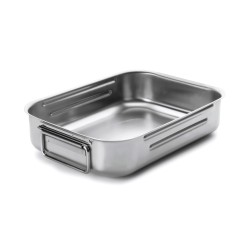 Bandeja de acero inoxidable para horno con asas, 40 cm - Lacor