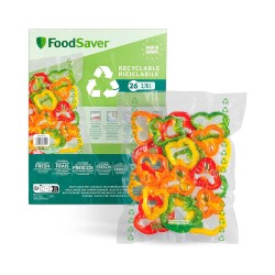 Bolsas reciclables para envasar al vacío grandes - Foodsaver