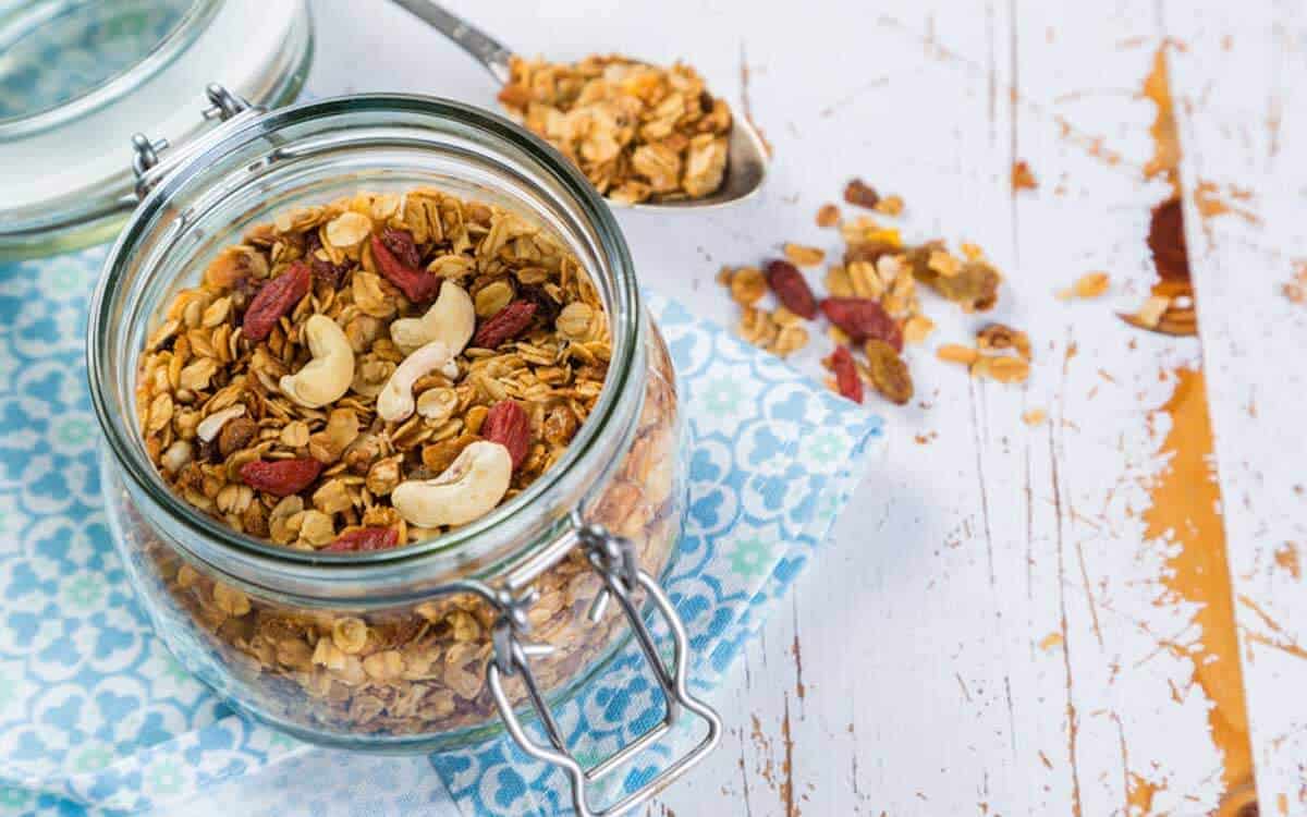 Granola casera saludable real food, Recetas saludables